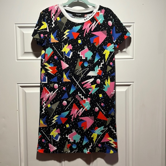 Balmain Other - Balmain Cotton Dress with abstract print Size: 10Girl